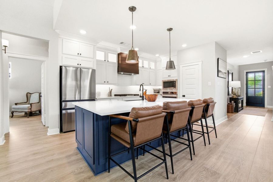 Furnished interior view inside a new home in Woodforest - Kingsley Square 50' Homesites, Montgomery (Image 8).