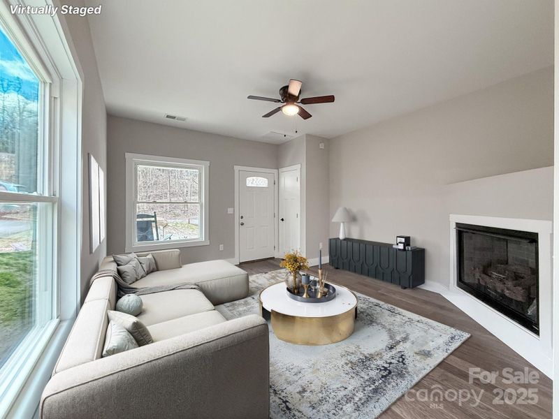 Furnished interior view inside a new home in , Asheville (Image 4).