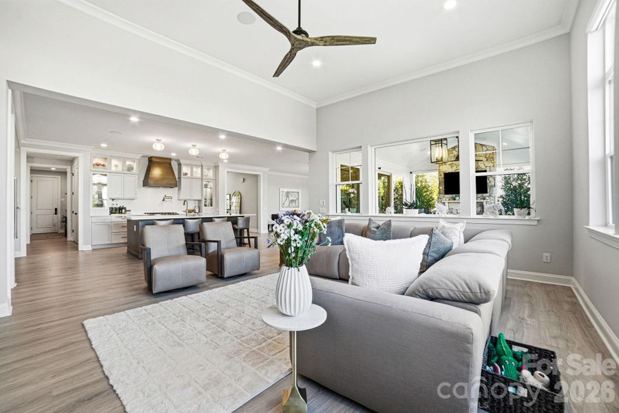 Furnished interior view inside a new home in , Huntersville (Image 6).