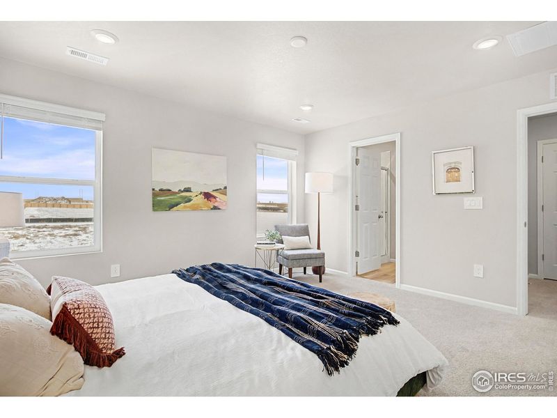 Furnished interior view inside a new home in Lake Bluff, Greeley (Image 13).