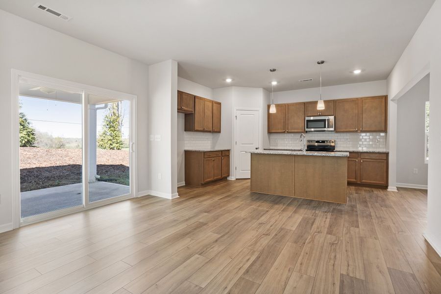 Furnished interior view inside a new home in Cambridge Reserve, Angier (Image 7).