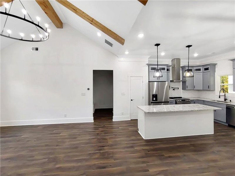 Furnished interior view inside a new home in , Gainesville (Image 5).