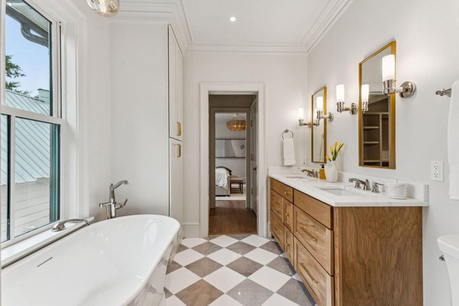 Furnished interior view inside a new home in , Charleston (Image 14).