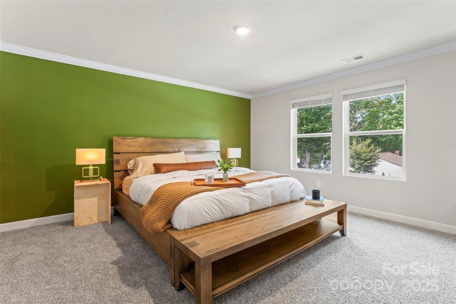 Furnished interior view inside a new home in Henderson Manor, Charlotte (Image 9).