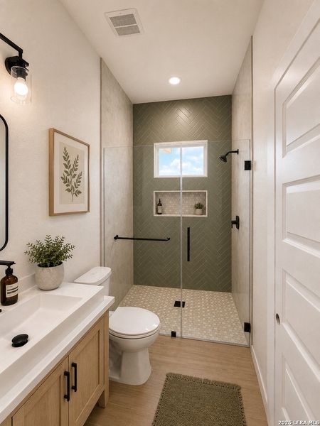 Furnished interior view inside a new home in , La Vernia (Image 8).
