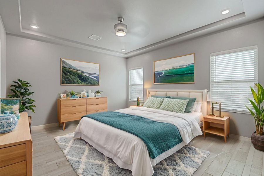 Furnished interior view inside a new home in Emerald Estates, Horizon City (Image 4).