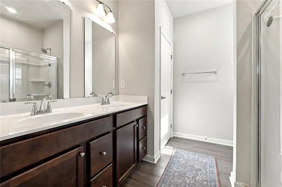 Furnished interior view inside a new home in , Hoschton (Image 10).