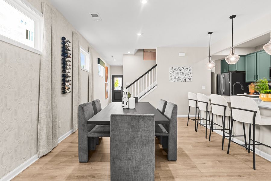 Furnished interior view inside a new home in Villas at Gold Creek, Dawsonville (Image 11).