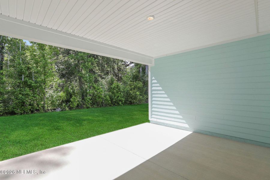 Exterior details and patio area of a home in Jennings Farm, Middleburg (Image 22).
