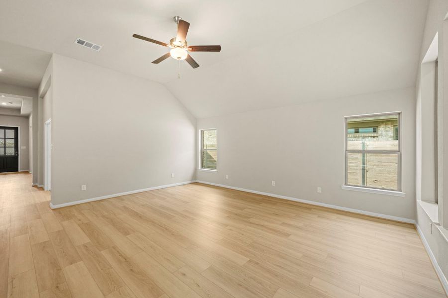 Spacious, unfurnished interior of a new home in Two Step Farm, Montgomery (Image 24). Spacious, unfurnished interior of a new home in Two Step Farm, Montgomery (Image 24).
