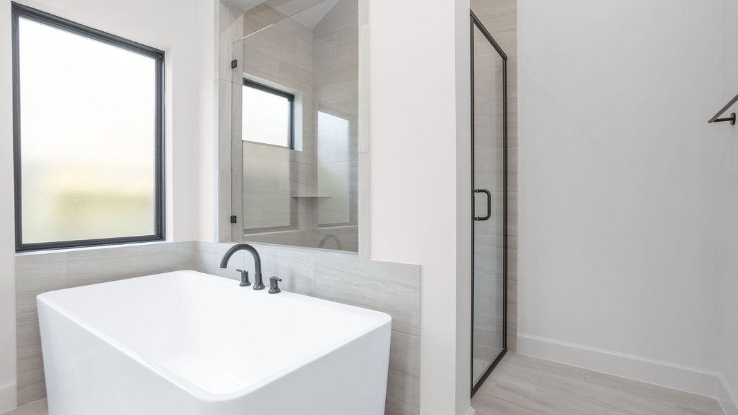 Furnished interior view inside a new home in Artavia, Conroe (Image 10).
