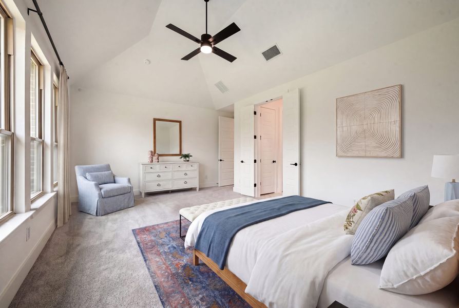 Furnished interior view inside a new home in Tavolo Park, Fort Worth (Image 18).