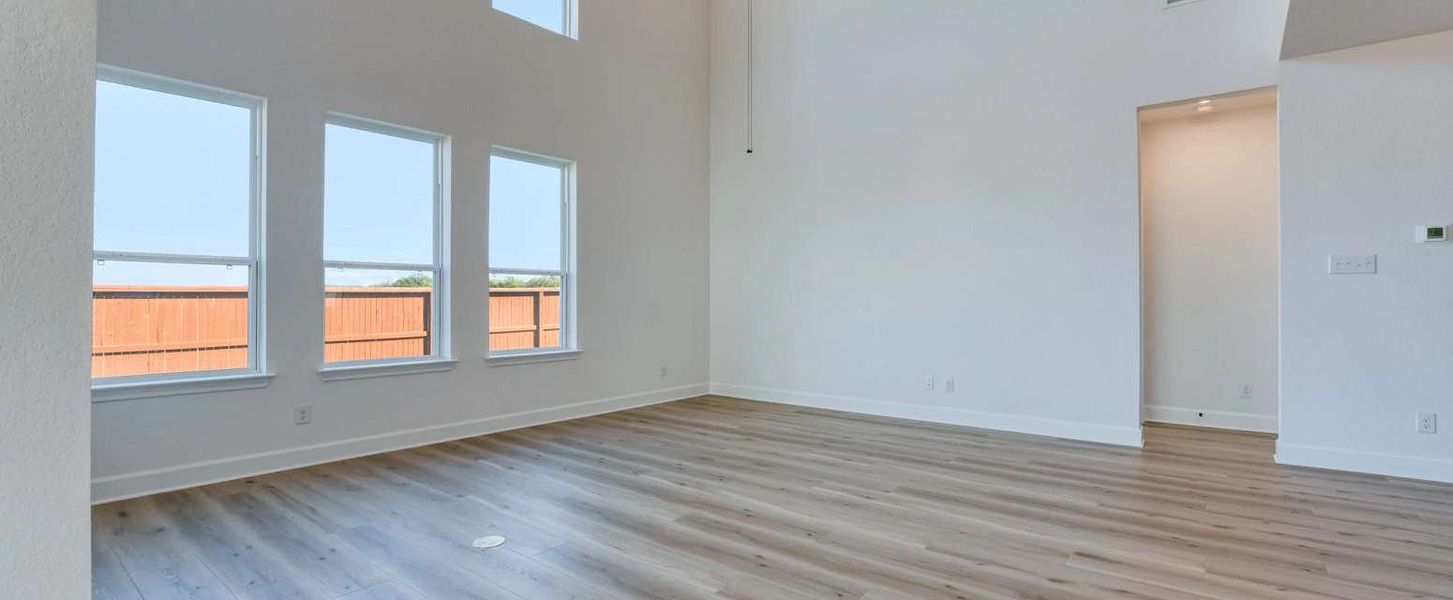 Representative unfurnished interior of a home built from the Barnett by Ashton Woods in Megan's Landing, Castroville (Image 19). Representative unfurnished interior of a home built from the Barnett by Ashton Woods in Megan's Landing, Castroville (Image 19).