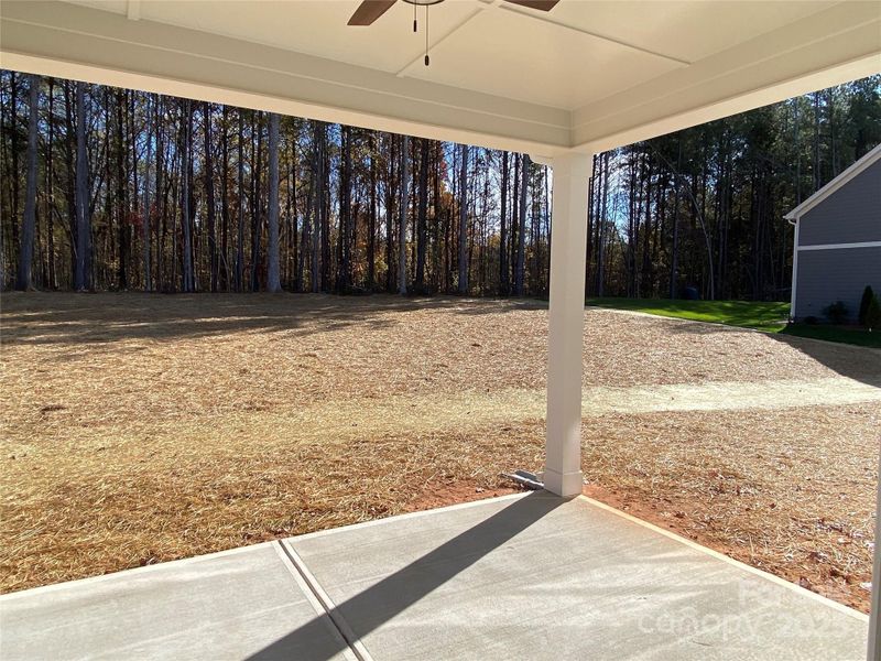 Exterior details and patio area of a home in , Mooresville (Image 3).