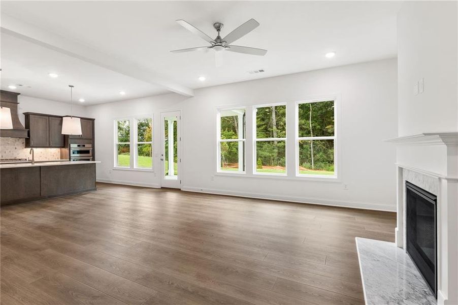 Spacious, unfurnished interior of a new home in Ashbury Commons, Powder Springs (Image 33).