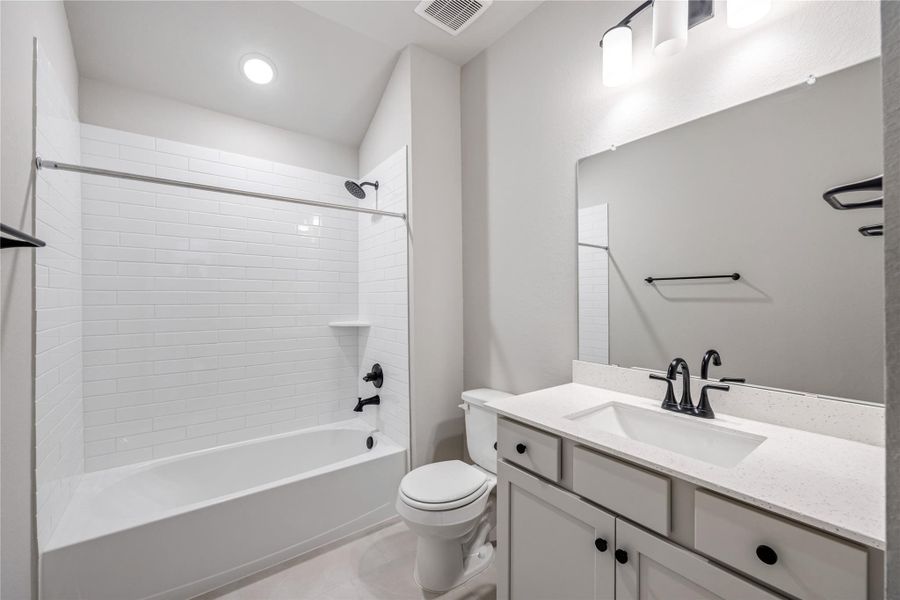 Furnished interior view inside a new home in , Cypress (Image 11).