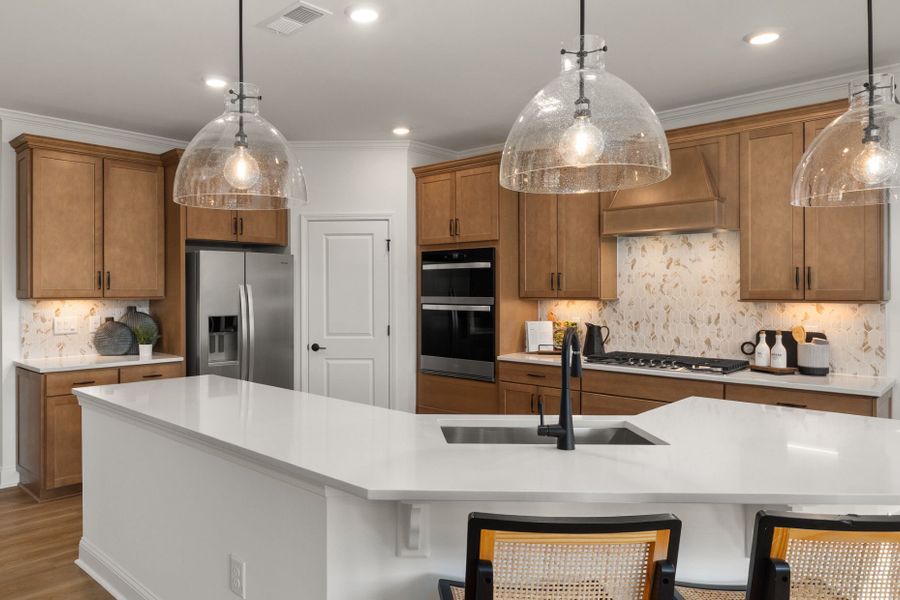 Representative furnished interior of a home built from the Stonebrook by Pulte Homes in Everbrook, Angier (Image 11).