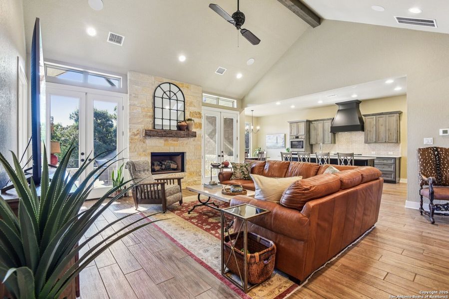 Furnished interior view inside a new home in , Spring Branch (Image 24).