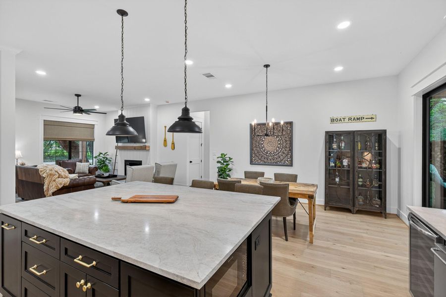 Furnished interior view inside a new home in , Kingsland (Image 9).