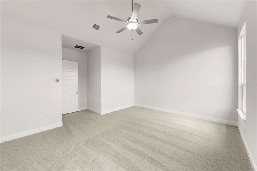 Spacious, unfurnished interior of a new home in Painted Tree Showcase, McKinney (Image 24).