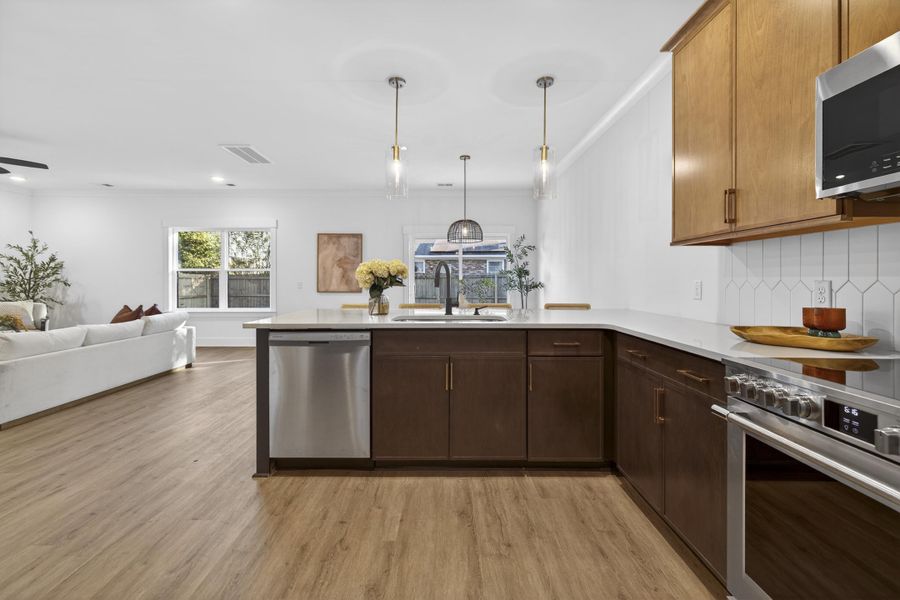 Furnished interior view inside a new home in , Charleston (Image 11).