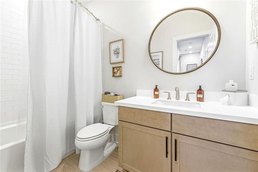 Furnished interior view inside a new home in , Cumming (Image 40).