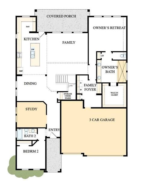 The success of a floor plan is the way you can move through it…You’ll be amazed at how well this home lives…We call it traffic patterns.