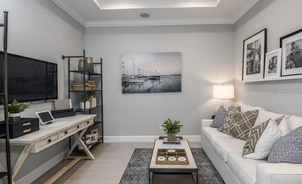 Furnished interior view inside a new home in Esplanade at Azario Lakewood Ranch, Bradenton (Image 4).