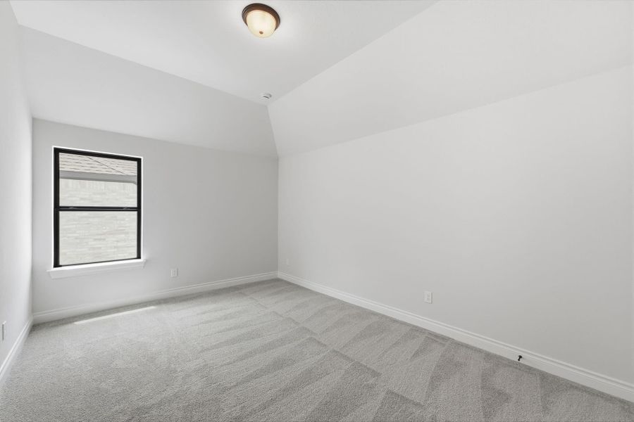 Spacious, unfurnished interior of a new home in Bridgeland 50′, Cypress (Image 38).