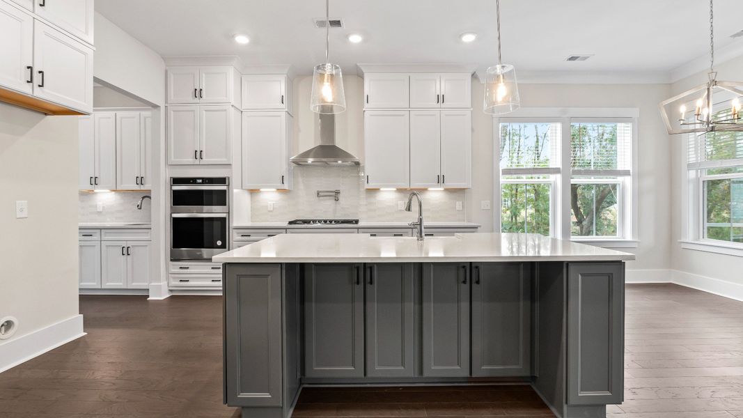 Representative furnished interior of a home built from the Stonehaven  II by DRB Homes in Oak Landing, Mount Pleasant (Image 3).
