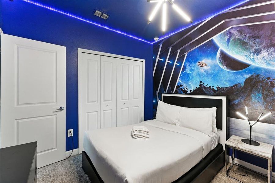 Furnished interior view inside a new home in , Davenport (Image 30).