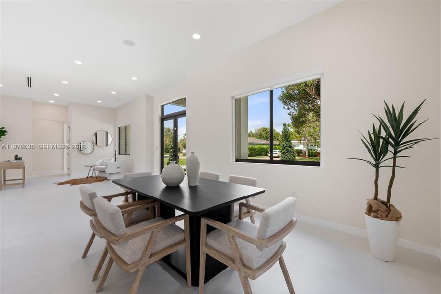 Furnished interior view inside a new home in , Miami (Image 9).