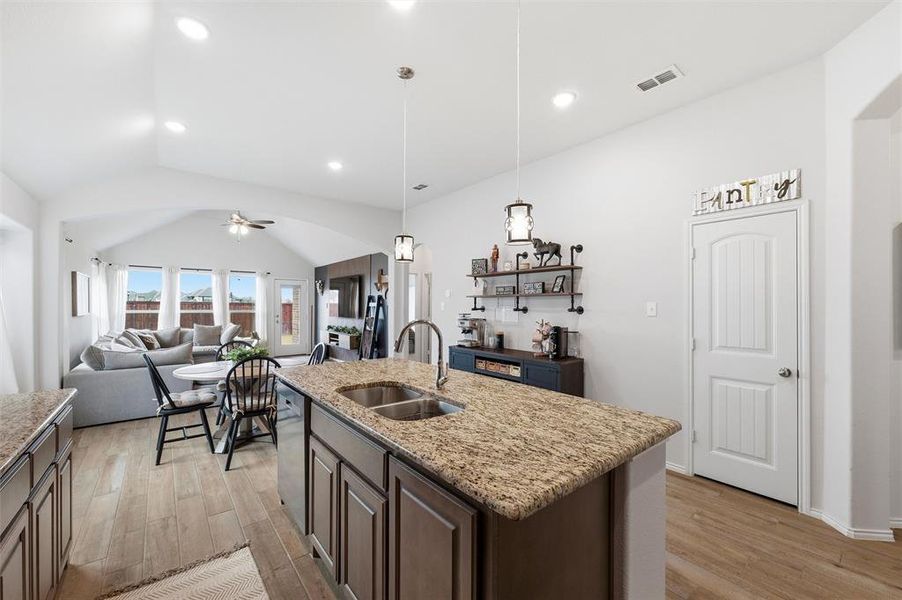 Furnished interior view inside a new home in Silo Mills - Select Series, Joshua (Image 10).
