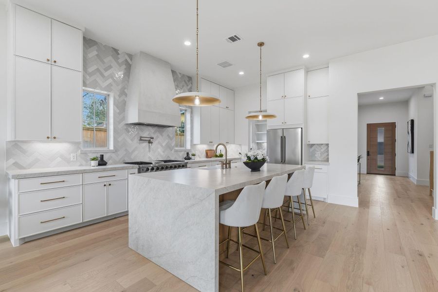 Furnished interior view inside a new home in , Houston (Image 13).