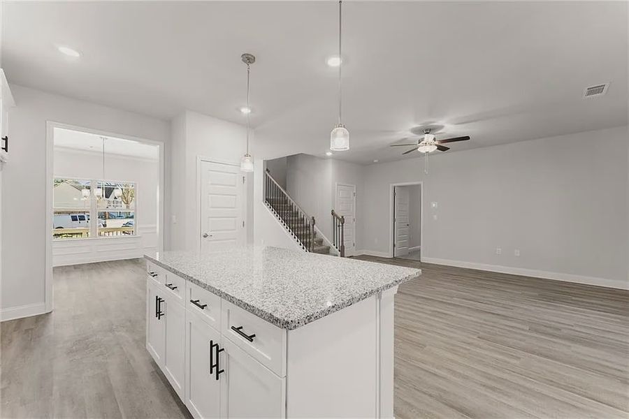 Furnished interior view inside a new home in Magnolia Villas, Cornelia (Image 5).