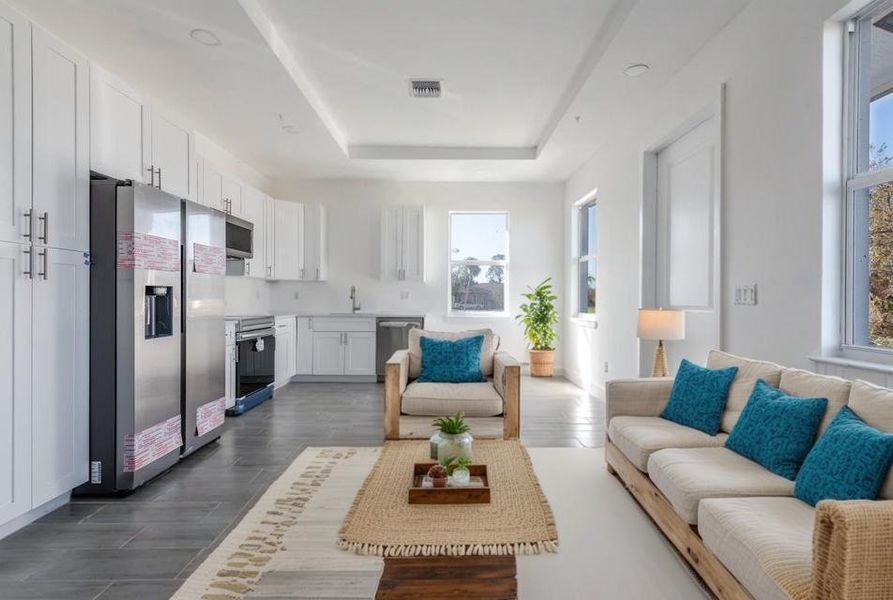 Furnished interior view inside a new home in , Rotonda West (Image 14).