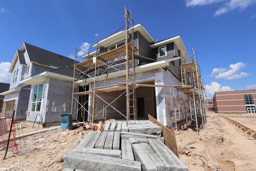In-progress construction of a new home in Woodson’s Reserve, Spring, TX (Image 6). In-progress construction of a new home in Woodson’s Reserve, Spring, TX (Image 6).