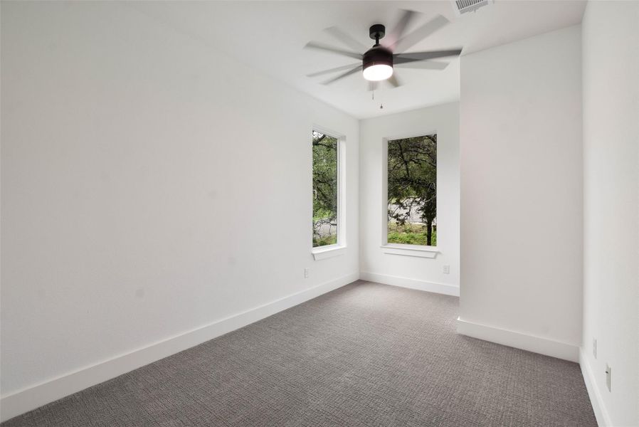 Upstairs office/flex room