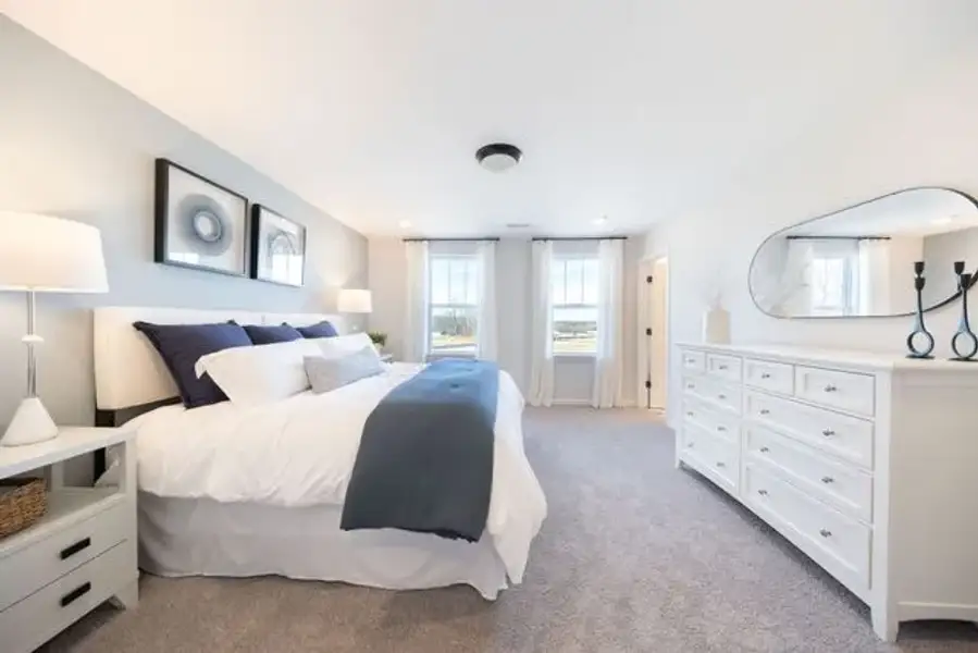 Representative furnished interior of a home built from the Elise by True Homes in Shay Crossing, Salisbury (Image 2).
