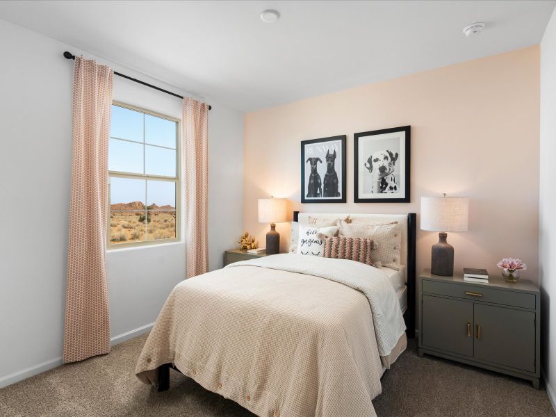 The third bedroom in the 2110 floorplan. The third bedroom in the 2110 floorplan.