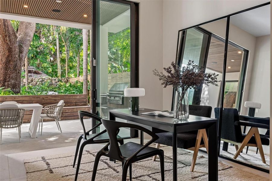 Furnished interior view inside a new home in , Miami (Image 33). Furnished interior view inside a new home in , Miami (Image 33).