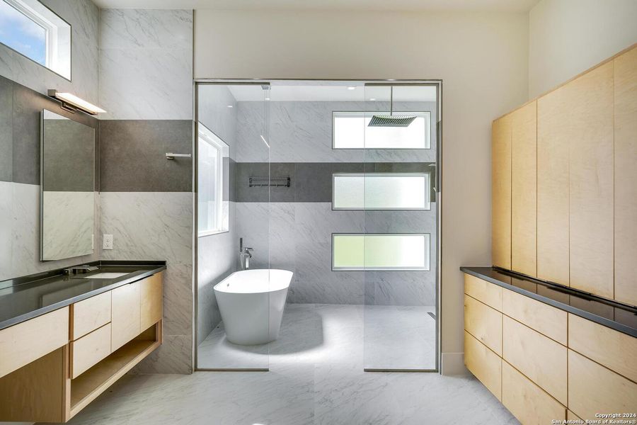 Furnished interior view inside a new home in , San Antonio (Image 56).