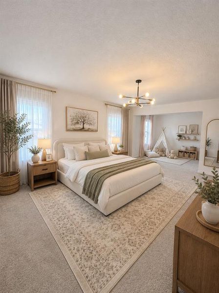 Furnished interior view inside a new home in , Davenport (Image 11). Furnished interior view inside a new home in , Davenport (Image 11).
