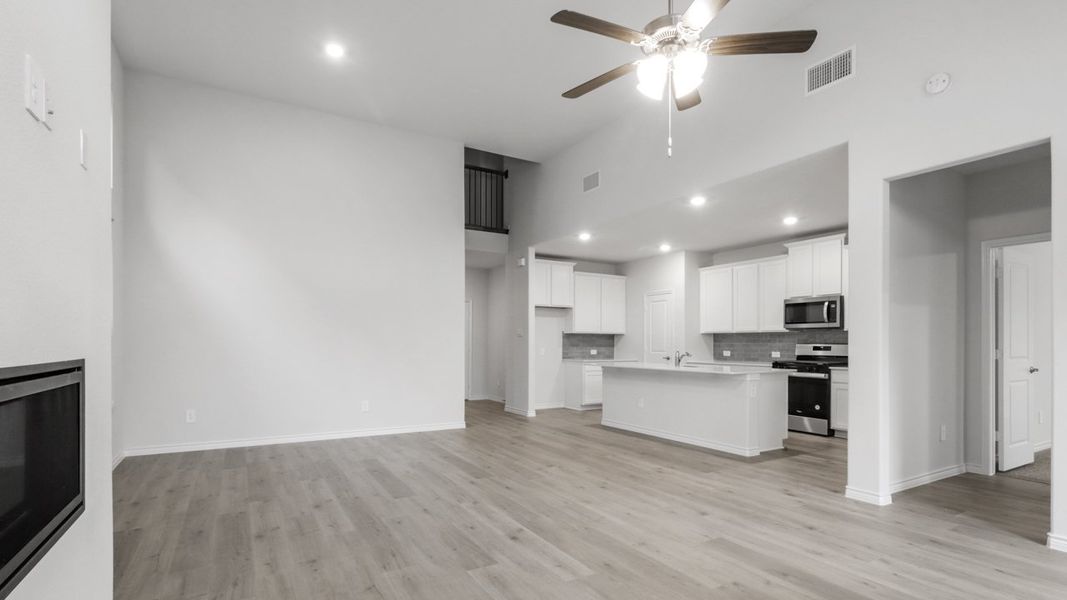 Furnished interior view inside a new home in Lakewood Trails, Forney (Image 8).