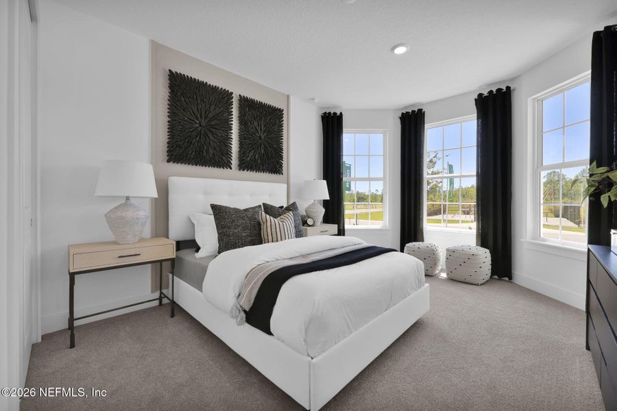 Furnished interior view inside a new home in Seminole Palms, Palm Coast (Image 19).