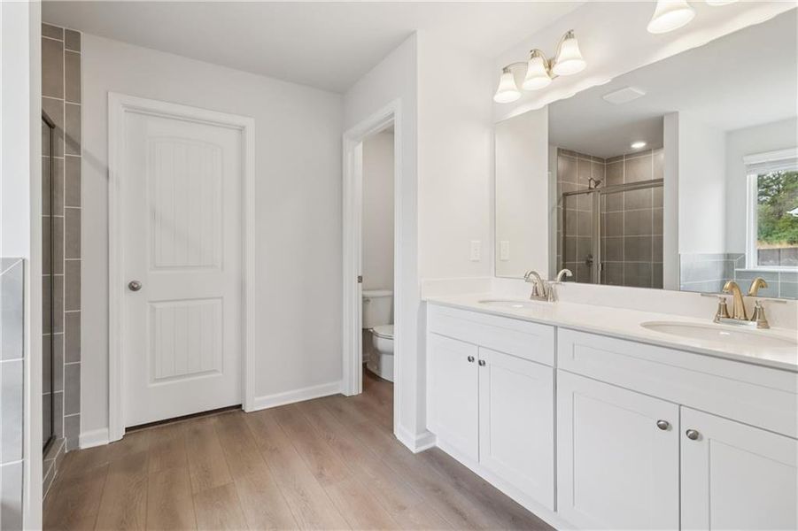 Furnished interior view inside a new home in Abbotts Crossing, Conyers (Image 14).