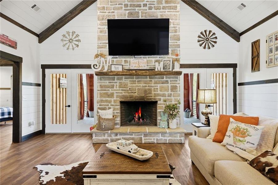 Furnished interior view inside a new home in , Talking Rock (Image 49).