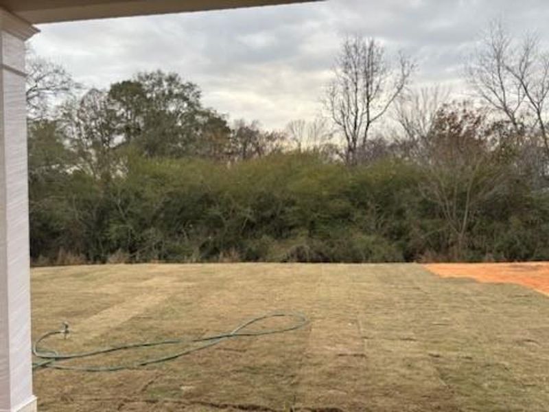Exterior details and patio area of a home in Cedar Farms, Winder (Image 2).