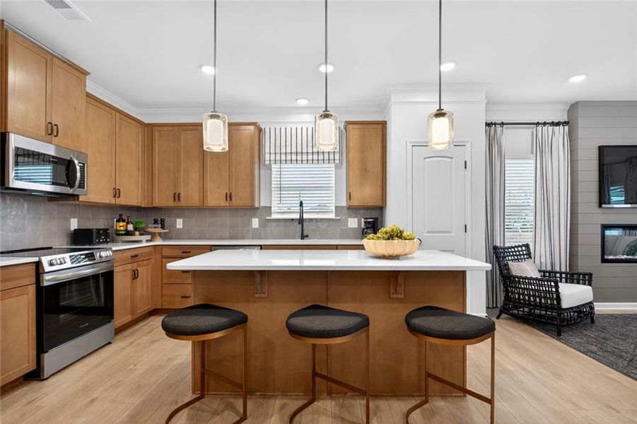 Furnished interior view inside a new home in Southbend, Rome (Image 4).