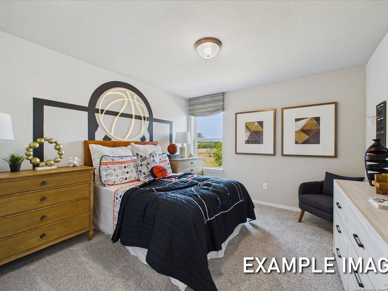 Furnished interior view inside a new home in Agave, San Antonio (Image 28).